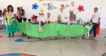 A Creche Professora Prisse comemorou o Dia do Folclore brasileiro com muito estilo, apresentações e um delicioso lanche para todas as crianças