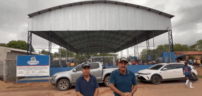 Inauguração quadra coberta Mata Verde