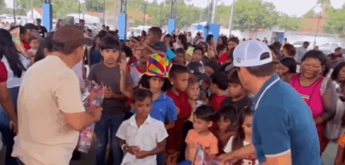 Festa das crianças na Mata Verde