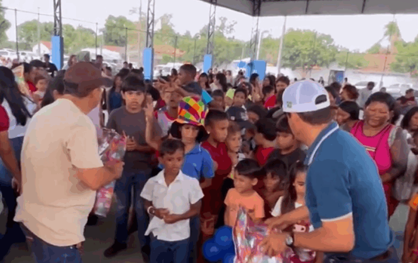 Festa das crianças na Mata Verde