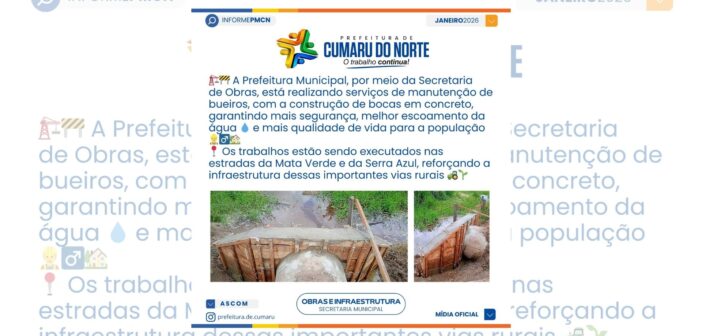 Obras e infraestrutura | PMCN