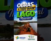 Obras no lago municipal